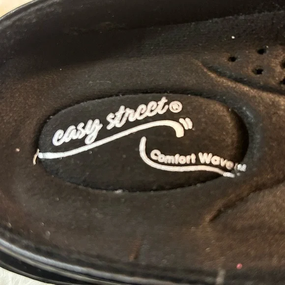 Size 9 WIDE Easy Street Comfort Wave clogs mules slip on - Picture 5 of 12